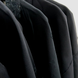 Bundle 15pcs Silk Black Haori Jacket Wholesale Bulk Free Shipping #404