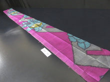 Load image into Gallery viewer, KK756A6 Silk Kimono Fabric Vintage(1950-1980) Meisen Magenta 68.9x5.9in(175x15cm)
