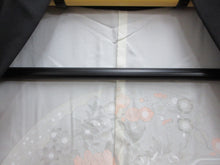 Load image into Gallery viewer, Haori Jacket Vintage(1950-1980) Black Fully Embroidered Ume Kiku Silk #7773K4
