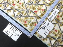 Load image into Gallery viewer, BCF#2520 Silk Kimono Fabric Vintage(1920-1950)  Meisen    Light  Brown    110cm (43.3in)
