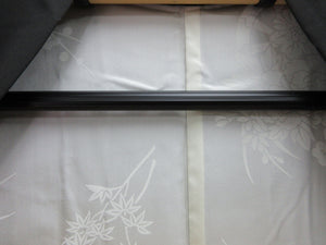 Haori Jacket Vintage(1950-1980) Black Periwinkle Silk #8090A2
