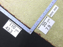 Load image into Gallery viewer, BCF#2535 Silk Kimono Fabric Vintage(1950-1980) Hand-stitched  Shibori  Light Brown Light  Green    110cm (43.3in)
