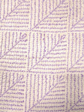 Load image into Gallery viewer, MKF#55 Silk Kimono Fabric Vintage(1950-1980) Shibori Beige Purple 44.1x12.6in(112x32cm)
