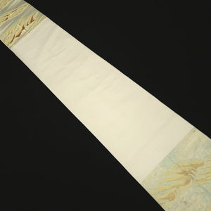 Fukuro Obi Vintage(1950-1980) Gold Wave Silk BB237V4