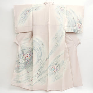 Kimono Pale Pink Flower Tall Silk #9316F2