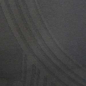 Haori Jacket Vintage(1950-1980) Black See-Through Curling Wave Long Silk #9049D1