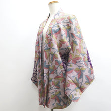 Load image into Gallery viewer, Haori Jacket Vintage(1950-1980) Purple Pink Blue Full Shibori Chrysanthemum Silk #8985C4
