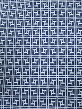 Load image into Gallery viewer, Cotton Bolt Fabric Vintage(1950-1980) Navy White 472.4x14.6in(1200x37cm) BB9045Y2
