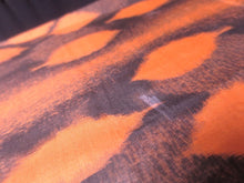 Load image into Gallery viewer, MKF#198 Silk Kimono Fabric Vintage(1920-1950) Meisen Leaf Vermillion 59.8x13.0in(152x33cm)
