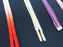 Load image into Gallery viewer, HM#120 Silk Haori Himo Flat Braid 5pcs Bundle Pack
