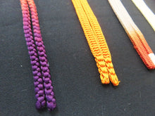 Load image into Gallery viewer, HM#29 Silk Haori Himo Flat Braid 5pcs Bundle Pack

