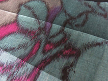 Load image into Gallery viewer, KK756A6 Silk Kimono Fabric Vintage(1950-1980) Meisen Magenta 68.9x5.9in(175x15cm)
