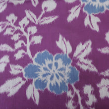 Load image into Gallery viewer, KK1010B1 Silk Kimono Fabric Vintage(1920-1950) Peony Meisen Purple 56.7x13.0in(144x33cm)
