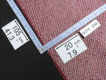 Load image into Gallery viewer, FF#2549 Silk Kimono Fabric Vintage(1950-1980) Hand-stitched Shibori Reddish Brown 105cm (41.3in)
