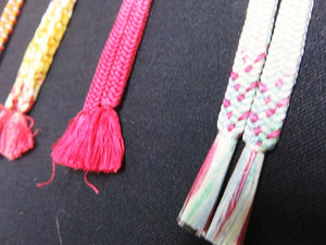 HM#55 Silk Haori Himo Flat Braid 5pcs Bundle Pack
