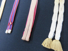 Load image into Gallery viewer, HM#120 Silk Haori Himo Flat Braid 5pcs Bundle Pack
