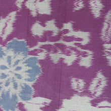 Load image into Gallery viewer, KK1010B1 Silk Kimono Fabric Vintage(1920-1950) Peony Meisen Purple 56.7x13.0in(144x33cm)
