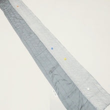 Load image into Gallery viewer, KK1032B2 Silk Kimono Fabric Vintage(1950-1980) Shibori Light Gray 87.4x12.6in(222x32cm)
