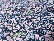 Load image into Gallery viewer, MBFq#67D Silk Kimono Fabric Vintage(1950-1980) Flower Pink 59.1x13.0in(150x33cm)
