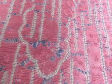 Load image into Gallery viewer, FF2607A Silk Kimono Fabric Vintage(1950-1980) Shibori Pink 43.3x12.6in(110x32cm)

