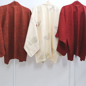 Bundle 15pcs Silk Colored Haori Jacket Wholesale Bulk Free Shipping #373