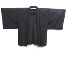 Load image into Gallery viewer, Haori Jacket Vintage(1950-1980) Black See-Through Maple Leaf Silk #9050D1
