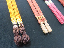 Load image into Gallery viewer, HM#30 Silk Haori Himo Flat Braid 5pcs Bundle Pack
