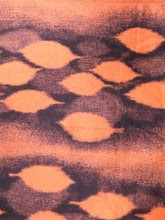 Load image into Gallery viewer, MKF#199 Silk Kimono Fabric Vintage(1920-1950) Meisen Leaf Vermillion 59.1x13.0in(150x33cm)
