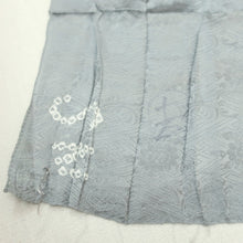 Load image into Gallery viewer, KK1032B2 Silk Kimono Fabric Vintage(1950-1980) Shibori Light Gray 87.4x12.6in(222x32cm)
