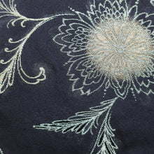 Load image into Gallery viewer, Haori Jacket Vintage(1950-1980) Black Flower Silk #9109D3
