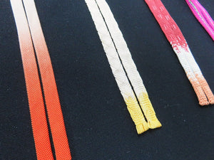 HM#121 Silk Haori Himo Flat Braid 5pcs Bundle Pack