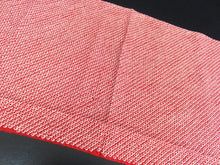 Load image into Gallery viewer, FF2633A Silk Kimono Fabric Vintage(1950-1980) Shibori Red 40.2x12.6in(102x32cm)
