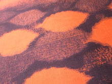 Load image into Gallery viewer, MKF#199 Silk Kimono Fabric Vintage(1920-1950) Meisen Leaf Vermillion 59.1x13.0in(150x33cm)
