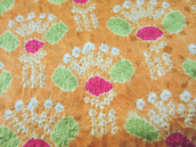 Load image into Gallery viewer, MBFd#75A Silk Kimono Fabric Vintage(1950-1980) Shibori Salmon 45.3x12.6in(115x32cm)
