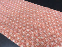 Load image into Gallery viewer, KK739A6 Silk Kimono Fabric Vintage(1950-1980) Shibori Peal Red 70.9x12.6in(180x32cm)
