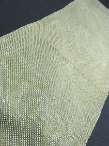 FF#2551 Silk Kimono Fabric Vintage(1950-1980) Hand-stitched Shibori Pale Green 95cm (37.4in)