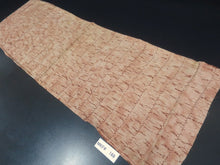 Load image into Gallery viewer, MKF#168 Silk Kimono Fabric Vintage(1950-1980) Shibori Brown 37.4x12.6in(95x32cm)

