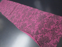 Load image into Gallery viewer, ACH#657a70 Silk Kimono Fabric Vintage Rinzu Flower 59.1x12.6in(150x32cm)
