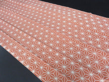 Load image into Gallery viewer, KK739A6 Silk Kimono Fabric Vintage(1950-1980) Shibori Peal Red 70.9x12.6in(180x32cm)
