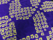 Load image into Gallery viewer, KK832A7 Silk Kimono Fabric Vintage(1920-1950) Shibori Bluish Purple 47.2x11.8in(120x30cm)
