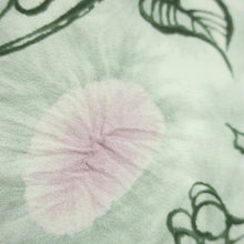 Load image into Gallery viewer, KK1136B3 Silk Kimono Fabric Vintage(1950-1980) Flower Light Green 46.5x13.0in(118x33cm)
