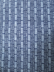 Cotton Bolt Fabric Vintage(1950-1980) Navy White 472.4x14.2in(1200x36cm) BB9046Y2