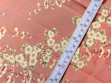 Load image into Gallery viewer, BCF#2507 Silk Kimono Fabric Vintage(1950-1980) Branch  Plum Blossom    Pale  Pink    200cm (78.7in)
