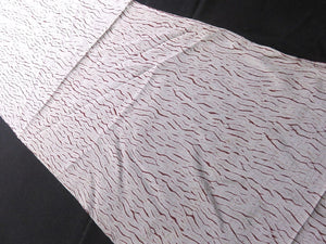 BCF#2809 Silk Kimono Fabric Vintage(1950-1980) Itajime Shibori Gray 90cm (35.4in)