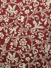 Load image into Gallery viewer, Haori Jacket Vintage(1950-1980) Wine red Birds Karahana Rinzu Silk #7864L4
