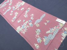 Load image into Gallery viewer, BCF#2472 Silk Kimono Fabric  Samurai    Pale  Red    90cm (35.4in)

