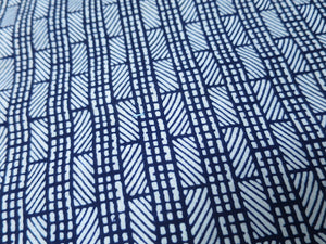 Cotton Bolt Fabric Vintage(1950-1980) Navy White 472.4x14.2in(1200x36cm) BB9046Y2