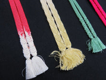 Load image into Gallery viewer, HM#94 Silk Haori Himo Flat Braid 5pcs Bundle Pack
