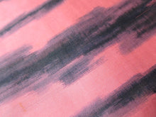 Load image into Gallery viewer, ACH#627a40 Silk Kimono Fabric Vintage Meisen Pink 57.1x13.4in(145x34cm)
