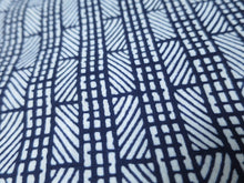 Load image into Gallery viewer, Cotton Bolt Fabric Vintage(1950-1980) Navy White 472.4x14.2in(1200x36cm) BB9046Y2
